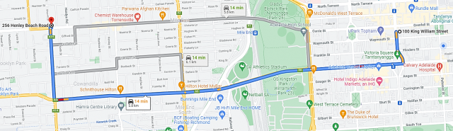 Introducing Google Maps Learning Activity 2 Duration And Distance   Google Maps 6 